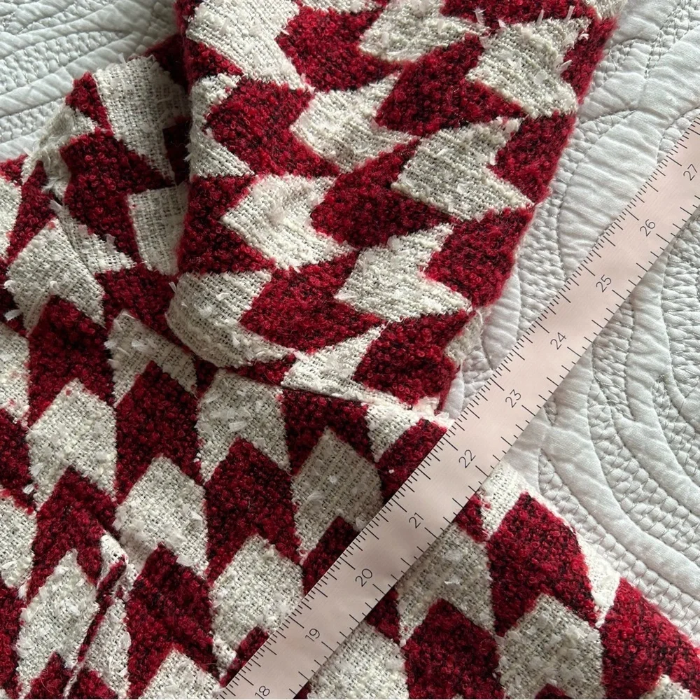 Diane Von Furstenberg (DVF) - Short Manon Tweed Jacket - Arrow Red